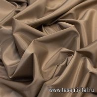Подкладочная стрейч (о) светло-коричневая - итальянские ткани Тессутидея арт. 07-1259