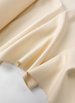 Костюмная шерсть+шелк дабл (о) молочная - в интернет-магазине тканей Тессутидея арт. 05-5203