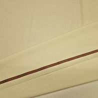 Костюмная стрейч дабл фейс 320 г/м (о) айвори - итальянские ткани Тессутидея арт. 05-4803