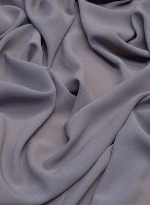 Плательная креп (о) светло-серо-фиолетовая - в интернет-магазине тканей Тессутидея арт. 03-6189