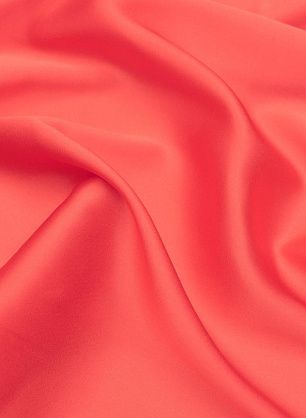 Шелк атлас стрейч (о) алый - в интернет-магазине тканей Тессутидея арт. 10-2906