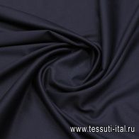 Костюмная стрейч (о) темно-синяя - итальянские ткани Тессутидея арт. 05-4658