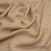 Шелк дама крэш (о) бежевый - итальянские ткани Тессутидея арт. 10-0956