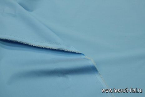 Сорочечная стрейч (о) бирюзовая - итальянские ткани Тессутидея арт. 01-7528