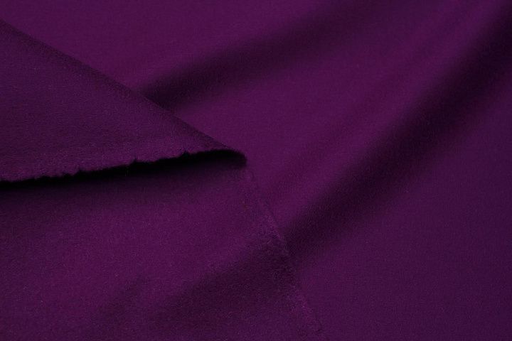 Пальтовая кашемир+шерсть двухслойная (о) сливовый - итальянские ткани Тессутидея арт. 09-2083