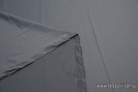 Трикотаж хлопок (о) серый - итальянские ткани Тессутидея арт. 12-0982