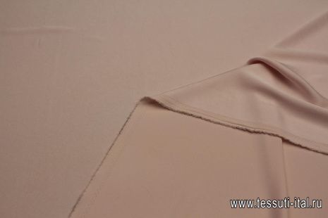Плательная кади стрейч 130 г/м (о) светло-розовая - итальянские ткани Тессутидея арт. 03-6871