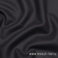 Трикотаж костюмный (490 гр/м) (о) черный - итальянские ткани Тессутидея арт. 15-1069