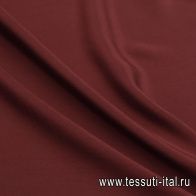 Крепдешин (о) бордовый - итальянские ткани Тессутидея арт. 10-4601