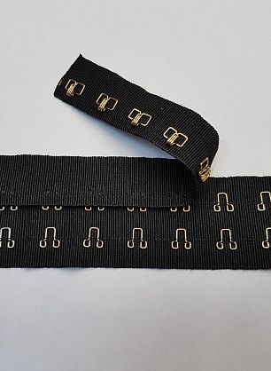 Крючок металл золото на репсовой ленте - в интернет-магазине тканей Тессутидея арт. F-3660