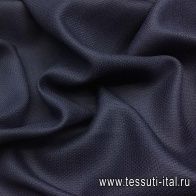 Костюмная фактурная (о) синяя  - итальянские ткани Тессутидея арт. 05-2725