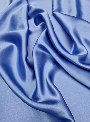 Шелк атлас 140 г/м (о) светло-синий - в интернет-магазине тканей Тессутидея арт. 10-4018