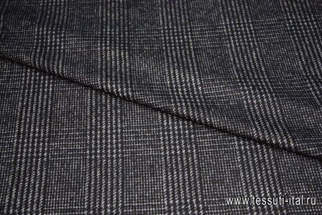 Костюмная (н) сине-черно-белая ш-150см - итальянские ткани Тессутидея арт. 05-2234