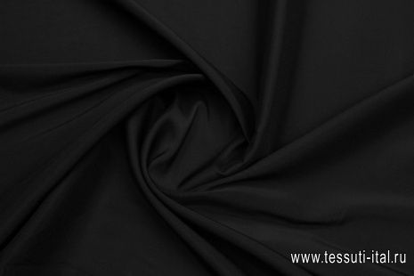 Подкладочная стрейч (о) черная - итальянские ткани Тессутидея арт. 07-1493