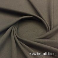 Трикотаж (о) серо-коричневый - итальянские ткани Тессутидея арт. 12-0730