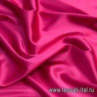 Шелк атлас стрейч (о) лиловый - итальянские ткани Тессутидея арт. 10-1245