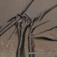 Трикотаж с люрексом (о) серый - итальянские ткани Тессутидея арт. 12-1145
