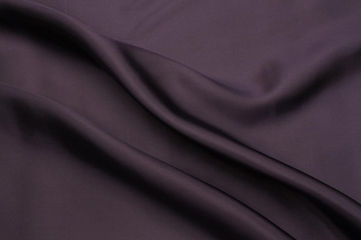 Подкладочная вискоза (о) темно-фиолетовая - итальянские ткани Тессутидея арт. 08-1613