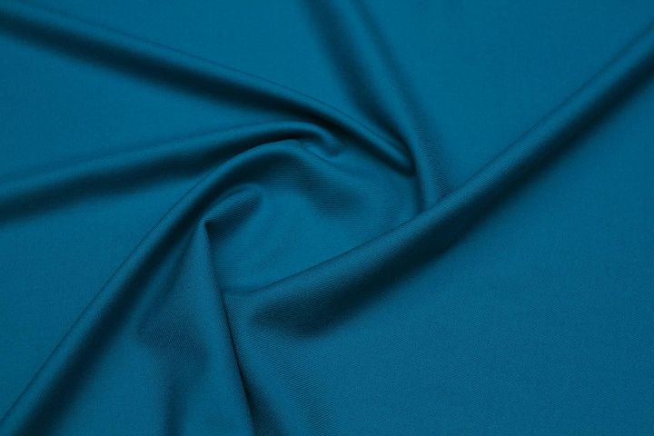 Костюмная (о) бирюзовая - итальянские ткани Тессутидея арт. 05-4712