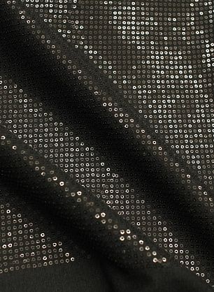 Трикотаж расшитый мелкими пайетками (о) черный - в интернет-магазине тканей Тессутидея арт. 13-1654