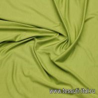 Трикотаж вискоза (о) ярко-салатовый - итальянские ткани Тессутидея арт. 14-1735