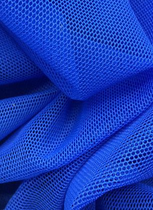 Плательная сетка (о) светло-синяя - в интернет-магазине тканей Тессутидея арт. 03-5022