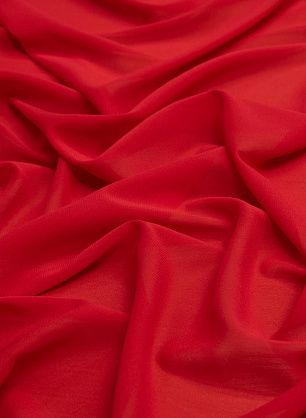 Шифон (о) красный - в интернет-магазине тканей Тессутидея арт. 02-9048