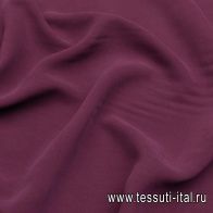 Хлопок плательный (о) бордовый  - итальянские ткани Тессутидея арт. 01-7002