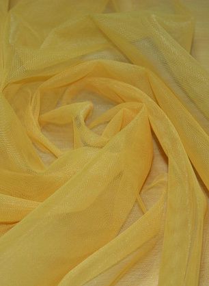 Плательная сетка фатин (о) охра ш-300см - в интернет-магазине тканей Тессутидея арт. 03-3066