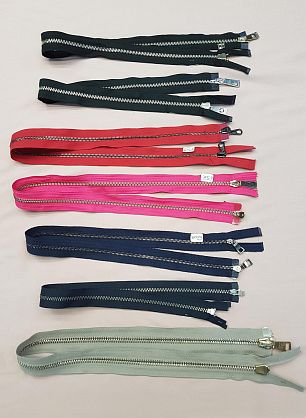 Молния металл два замка от 50см до 70см - в интернет-магазине тканей Тессутидея арт. F-2106