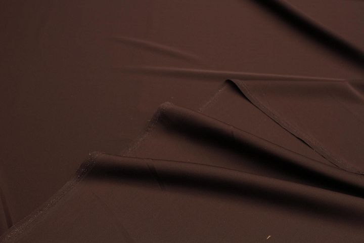 Шелк кади стрейч (о) темно-бордовый - итальянские ткани Тессутидея арт. 10-3341