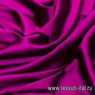 Шелк атлас (о) фуксия - итальянские ткани Тессутидея арт. 02-8539