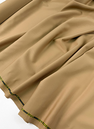 Костюмная шерсть (о) песочная - в интернет-магазине тканей Тессутидея арт. 05-5268