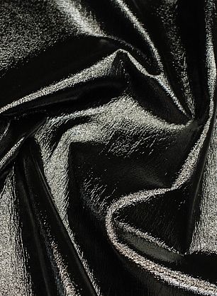 Футер с покрытием под кожу (о) черный - в интернет-магазине тканей Тессутидея арт. 13-1612