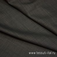 Костюмная стрейч (н) серо-сине-черная ш-155см  - итальянские ткани Тессутидея арт. 05-2280