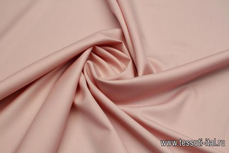Костюмная стрейч дабл фэйс (о) светло-розовая - итальянские ткани Тессутидея арт. 05-4369