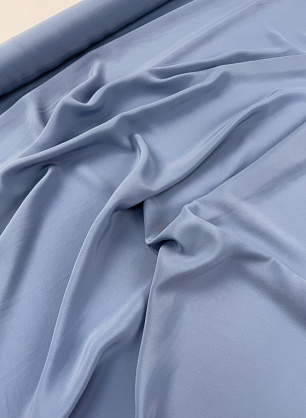 Крепдешин шелк с ацетатом (о) серо-голубой - в интернет-магазине тканей Тессутидея арт. 10-5042