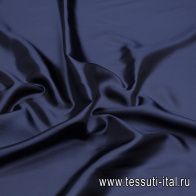 Подкладочная вискоза твил (о) синяя - итальянские ткани Тессутидея арт. 08-1396