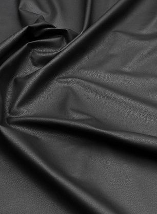 Искусственная кожа (о) черная - в интернет-магазине тканей Тессутидея арт. 03-6930