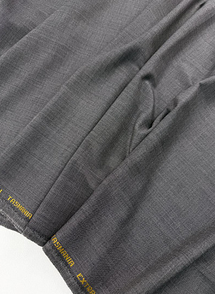 Костюмная шерсть (о) серая меланж - в интернет-магазине тканей Тессутидея арт. 05-5314