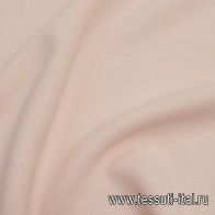 Костюмная креп двухслойная (о) светло-бежево-розовая в стиле Scervino - итальянские ткани Тессутидея арт. 05-4125