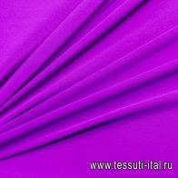 Крепдешин стрейч (о) темно-сиреневый - итальянские ткани Тессутидея арт. 02-8642