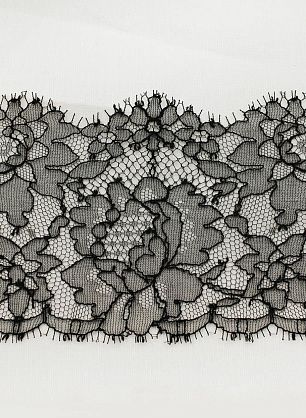 Кружево черное ш-9см - в интернет-магазине тканей Тессутидея арт. 03-7348