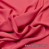 Крепдешин (о) светло-брусничный - итальянские ткани Тессутидея арт. 03-5772