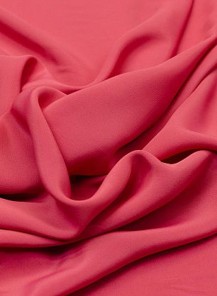 Крепдешин (о) светло-брусничный - в интернет-магазине тканей Тессутидея арт. 03-5772