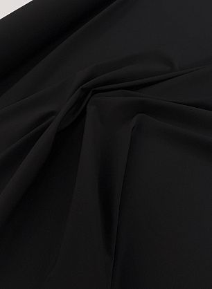 Джерси дабл (о) черное - в интернет-магазине тканей Тессутидея арт. 14-1759