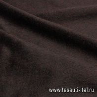 Пальтовая (о) черно-бордовая меланж - итальянские ткани Тессутидея арт. 09-2036