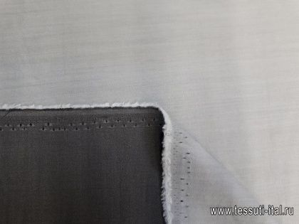 Плательная стрейч (н) черно-сиреневая абстракция на сером - итальянские ткани Тессутидея арт. 03-5500