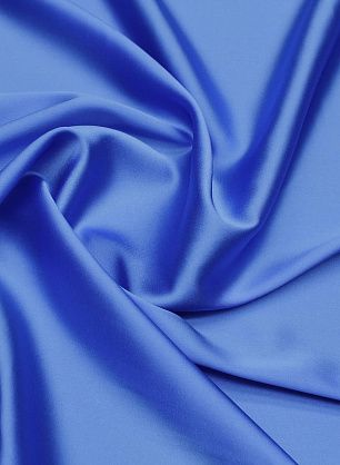 Шелк атлас стрейч (о) темно-голубой - в интернет-магазине тканей Тессутидея арт. 10-4031