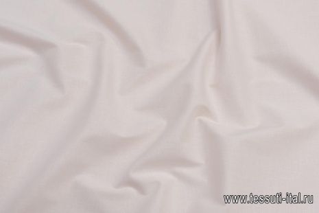 Сорочечный поплин стрейч (о) светло-розовый - итальянские ткани Тессутидея арт. 01-6851